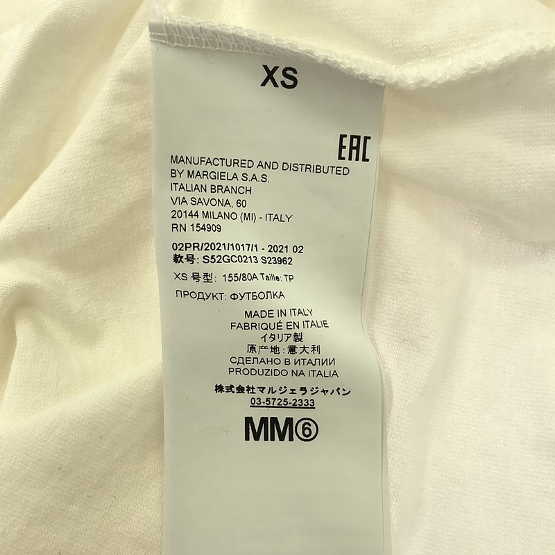 MM6 Maison Margiela / エムエムシックスメゾンマルジェラ Sign language サイン ランゲージ プリント Tシャツ
