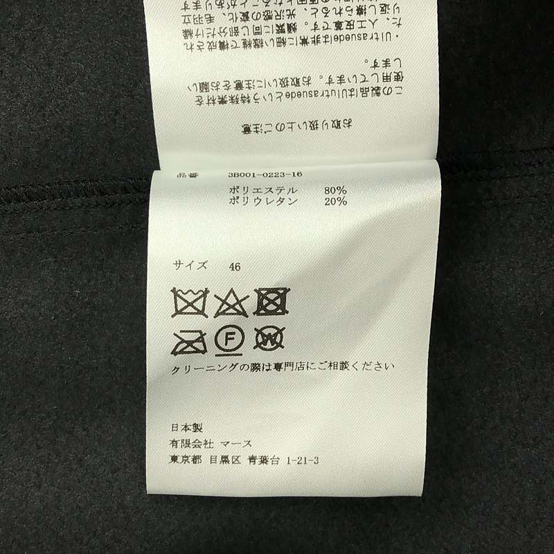 JOHN LAWRENCE SULLIVAN / ジョンローレンスサリバン VEGAN LEATHER MILITARY SHIRT フェイクレザー ミリタリー シャツ