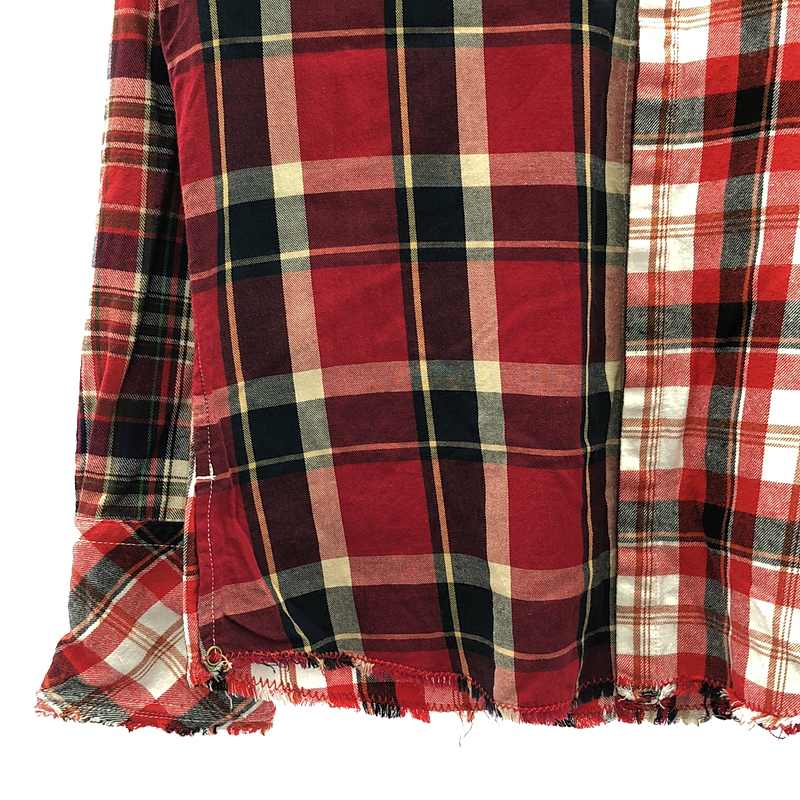 FranCisT MOR.K.S. / フランシストモークス コットン チェック切替 ワイヤー シャツ