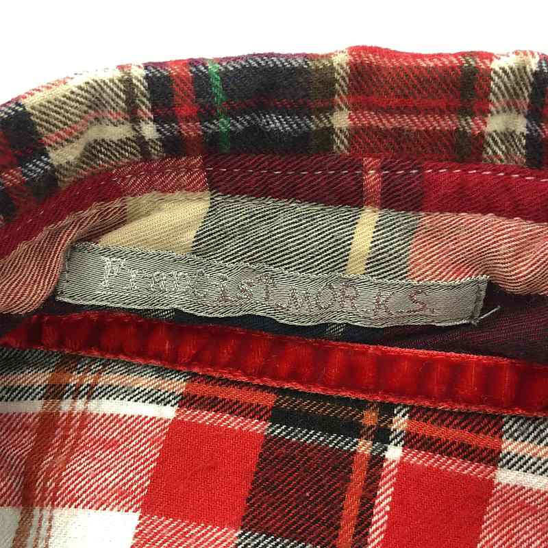 FranCisT MOR.K.S. / フランシストモークス コットン チェック切替 ワイヤー シャツ