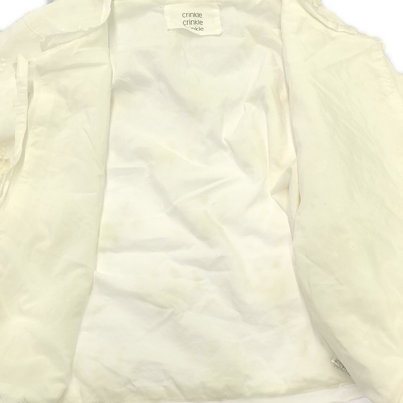 その他 3D embroidery  / エンブロイダリー ボレロ ノーカラー ジャケット / 総裏地