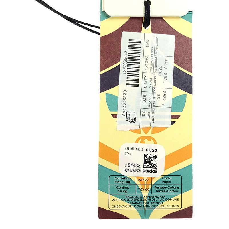 GUCCI / グッチ × adidas コットン ロゴ ポロ カットソー