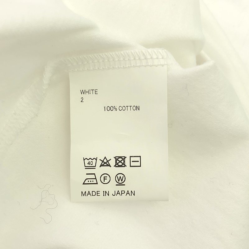 DRESSEDUNDRESSED / ドレスドアンドレスド Fringe Logo Embroidered Long Sleeve T-Shirt フリンジロゴ刺しゅう Tシャツ