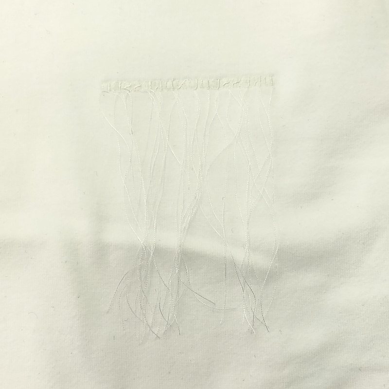 DRESSEDUNDRESSED / ドレスドアンドレスド Fringe Logo Embroidered Long Sleeve T-Shirt フリンジロゴ刺しゅう Tシャツ