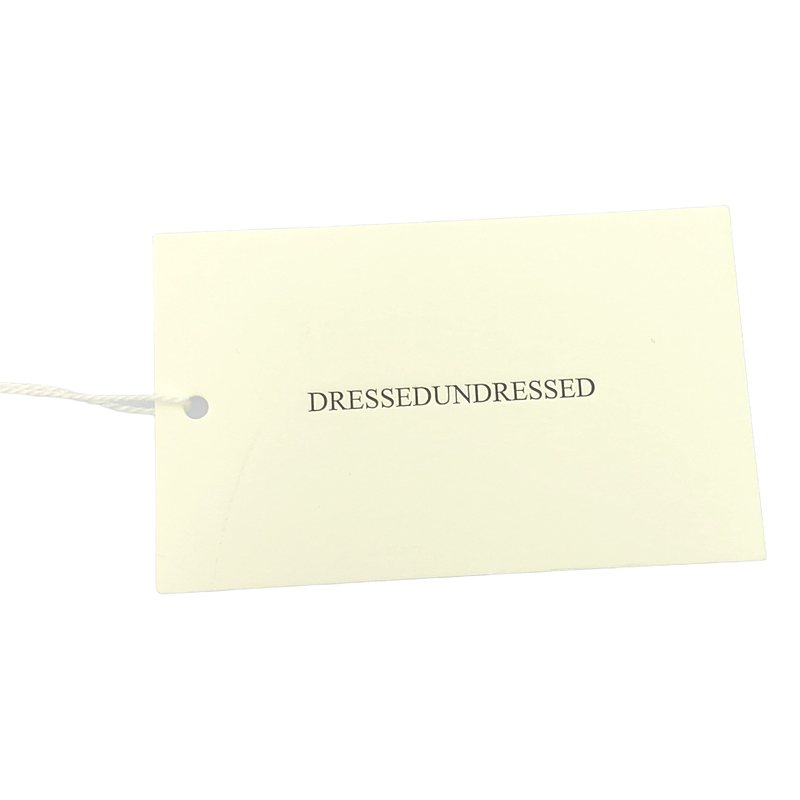 DRESSEDUNDRESSED / ドレスドアンドレスド Fringe Logo Embroidered Long Sleeve T-Shirt フリンジロゴ刺しゅう Tシャツ