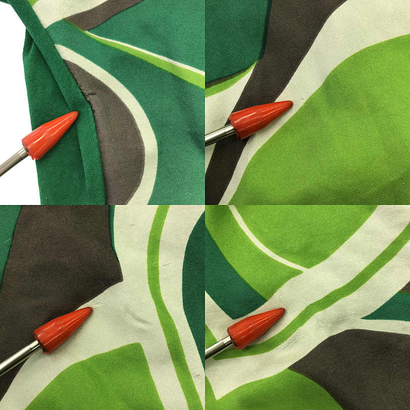 JUNYA WATANABE COMME des GARCONS / ジュンヤワタナベ シルク コットン 切替 柄 ワンピース