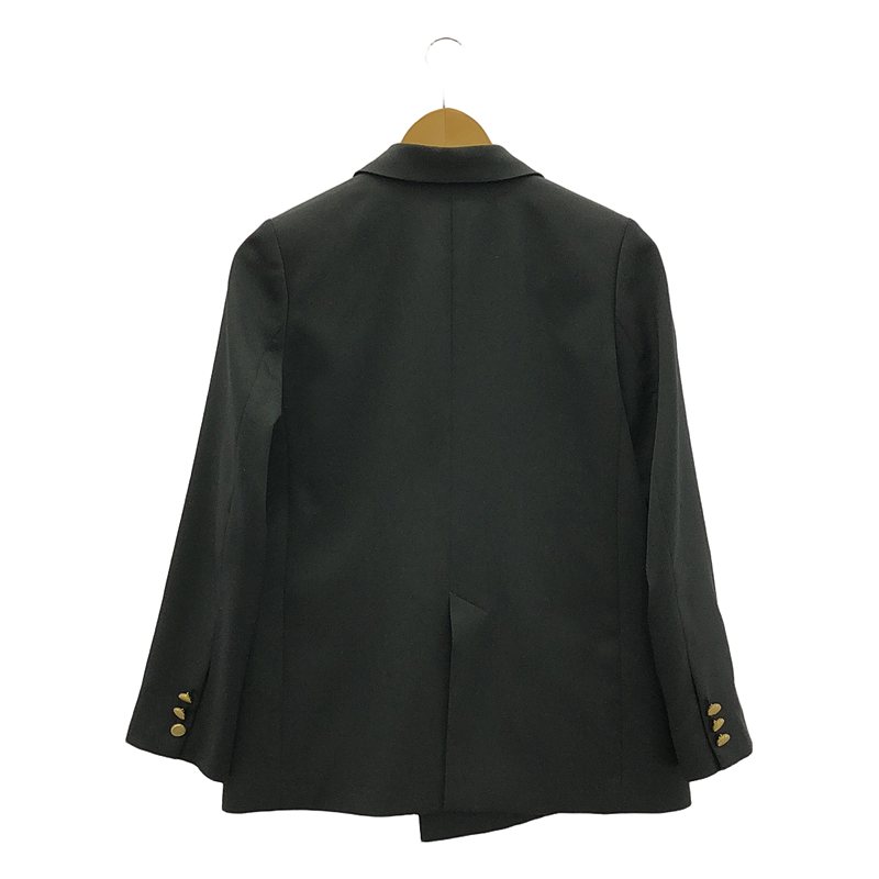 NOBLE / ノーブル トリコチンピークドラペルジャケット / 総裏地