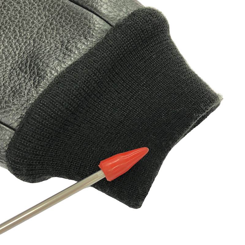 T by Alexander Wang / ティーバイアレキサンダーワン レザー ウール コンビ ロング スタジャン コート