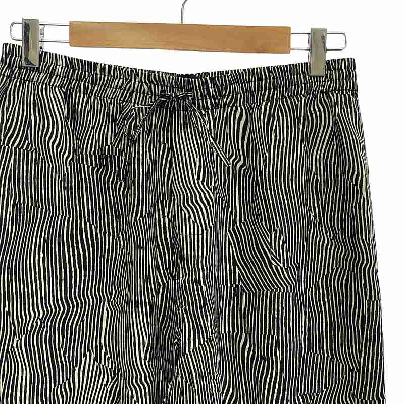 BANANATIME / バナナタイム ストライプ 総柄 イージーパンツ