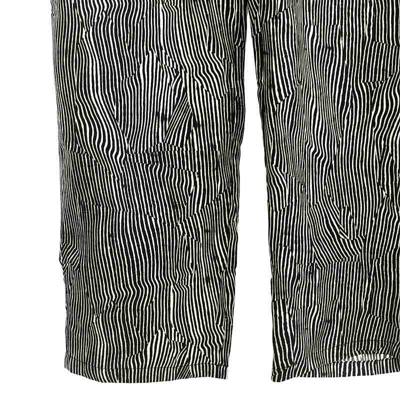 BANANATIME / バナナタイム ストライプ 総柄 イージーパンツ