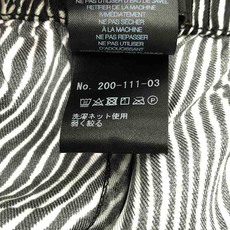 BANANATIME / バナナタイム ストライプ 総柄 イージーパンツ