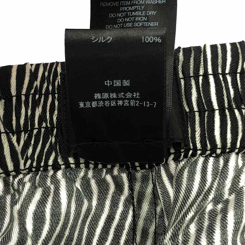 BANANATIME / バナナタイム ストライプ 総柄 イージーパンツ