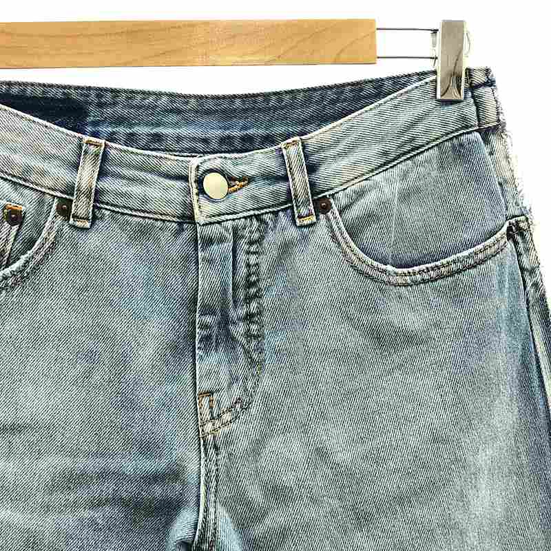 MM6 Maison Margiela / エムエムシックスメゾンマルジェラ 裾タック フリンジ デニムパンツ