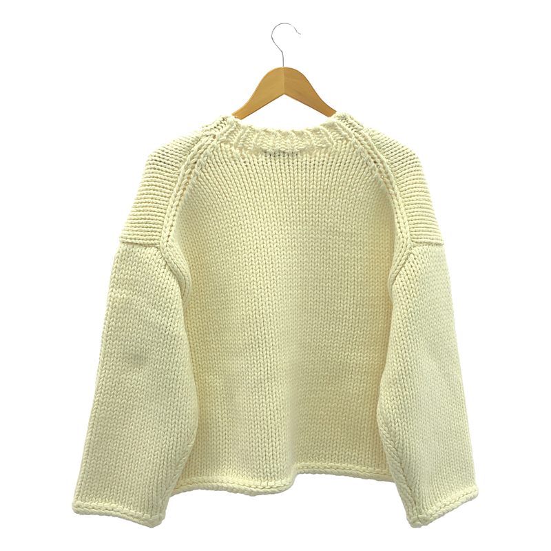 ETRE TOKYO / エトレトウキョウ バルキーヤーン ハンドニットプルオーバー