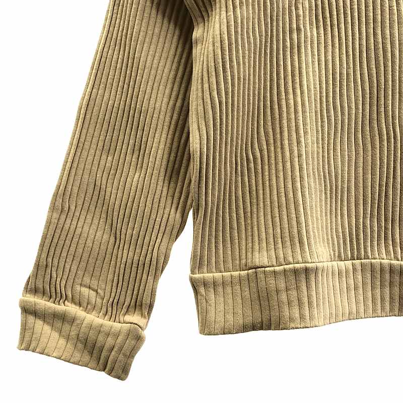 BASErange / ベースレンジ リブ クルーネック カットソー