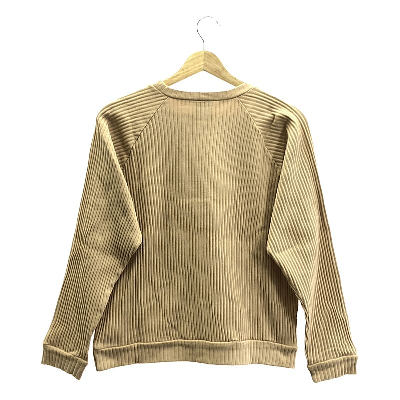 BASErange / ベースレンジ リブ クルーネック カットソー