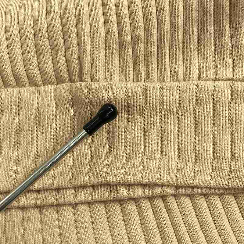 BASErange / ベースレンジ リブ クルーネック カットソー