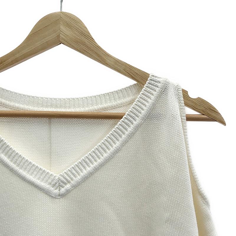 Diagram GRACE CONTINENTAL / ダイアグラム コットン カットアウト スリット ニット プルオーバー