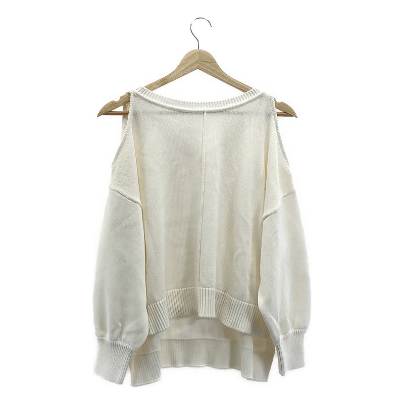 Diagram GRACE CONTINENTAL / ダイアグラム コットン カットアウト スリット ニット プルオーバー