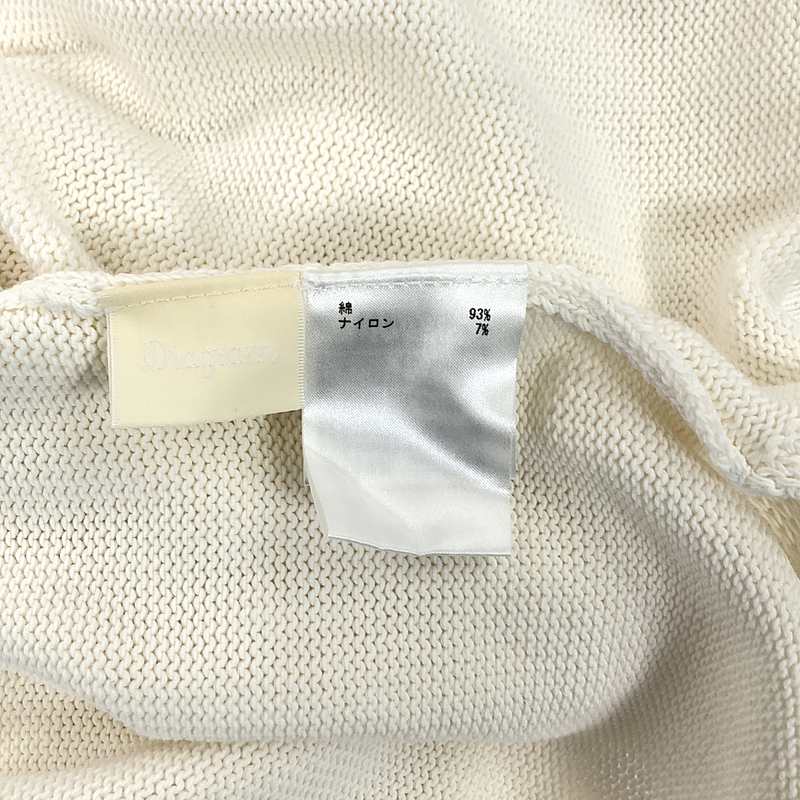 Diagram GRACE CONTINENTAL / ダイアグラム コットン カットアウト スリット ニット プルオーバー