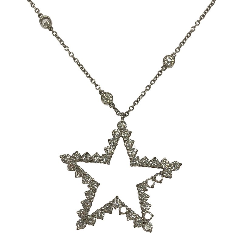 Tiffany & Co / ティファニー スター ペンダント ネックレス PT950