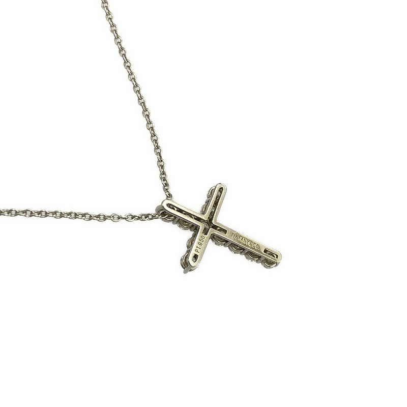 Tiffany & Co / ティファニー スモール クロス ペンダント ネックレス PT950