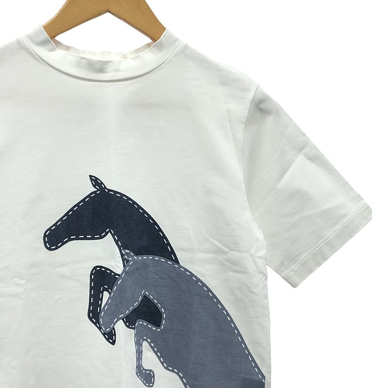 SEVEN TEN by MIHO KAWAHITO / セブンテンバイミホカワヒト ホースプリントTシャツ