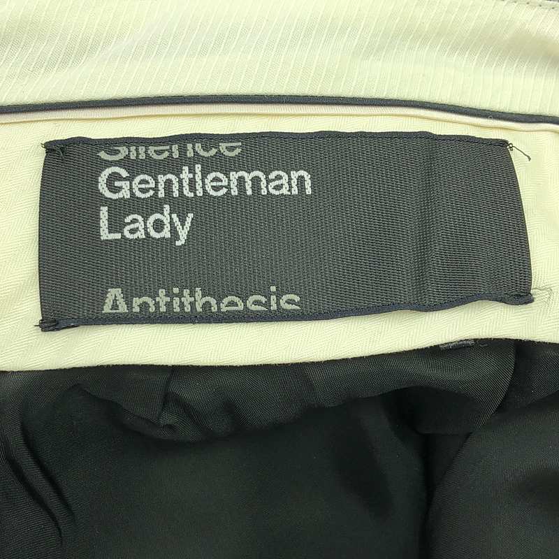 その他 センタープレス 2タック ワイド スラックス パンツ