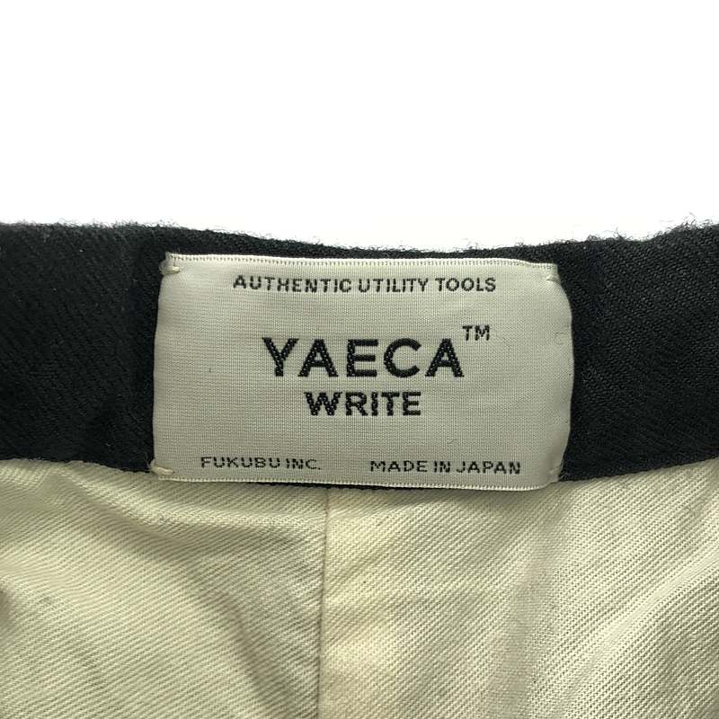 YAECA WRITE / ヤエカライト ウール タックキュロットパンツ