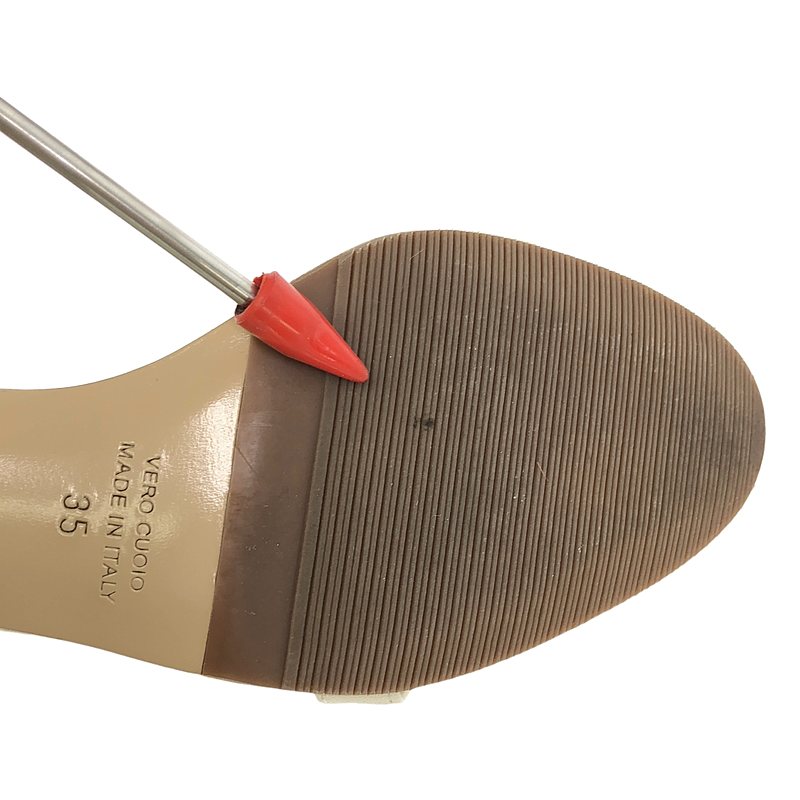 NEBULONI E / ネブローニ ELASTIC STRAP / レザー ヒール サンダル