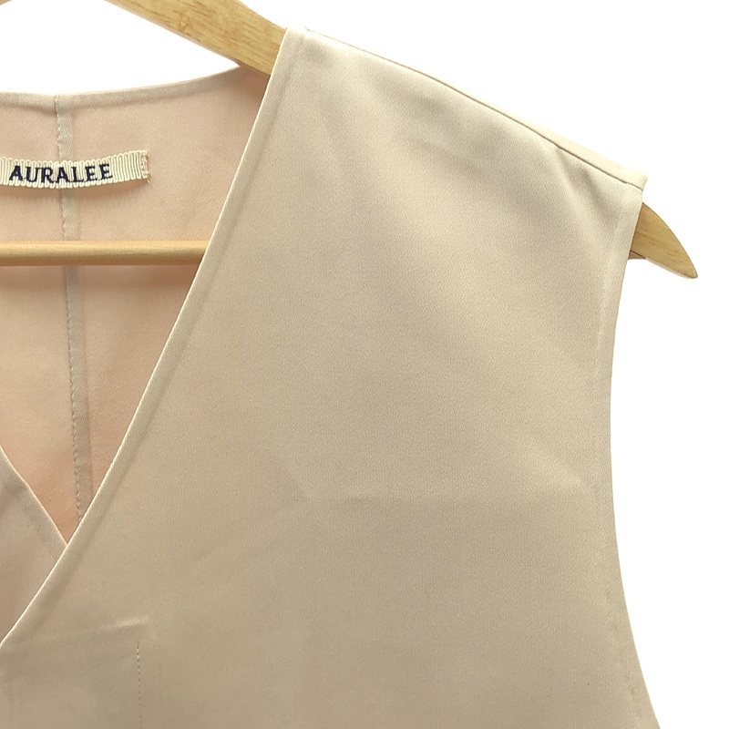 AURALEE / オーラリー SPRINGY COTTON DOUBLE CLOTH HAND SEWN VEST ベスト