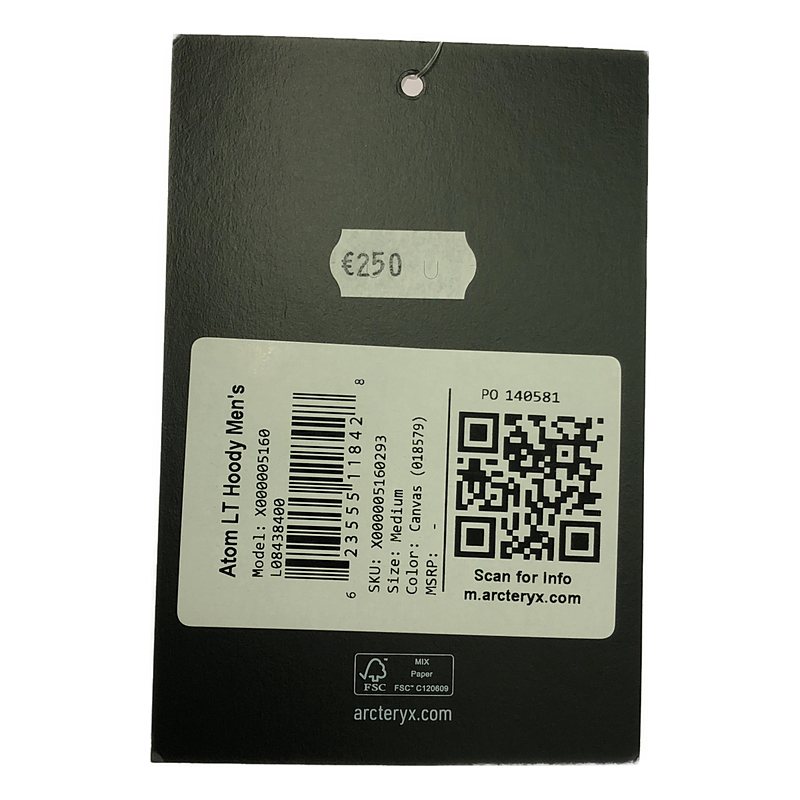 ARC'TERYX / アークテリクス Atom LT Hoody / 中綿ジャケット フーディ