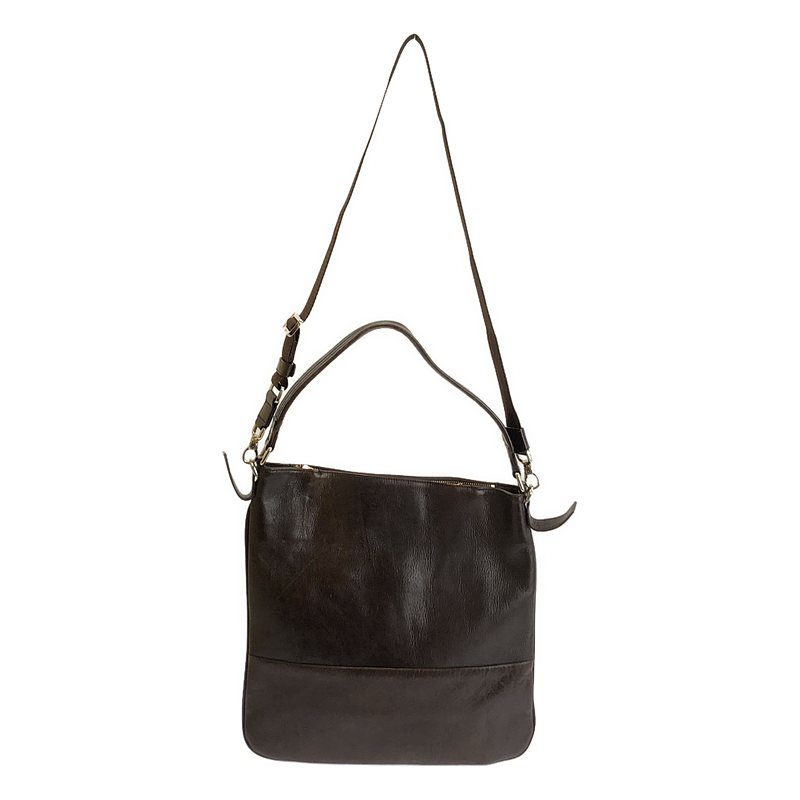 aniary / アニアリ 2way ショルダー付き レザー ハンドルバッグ