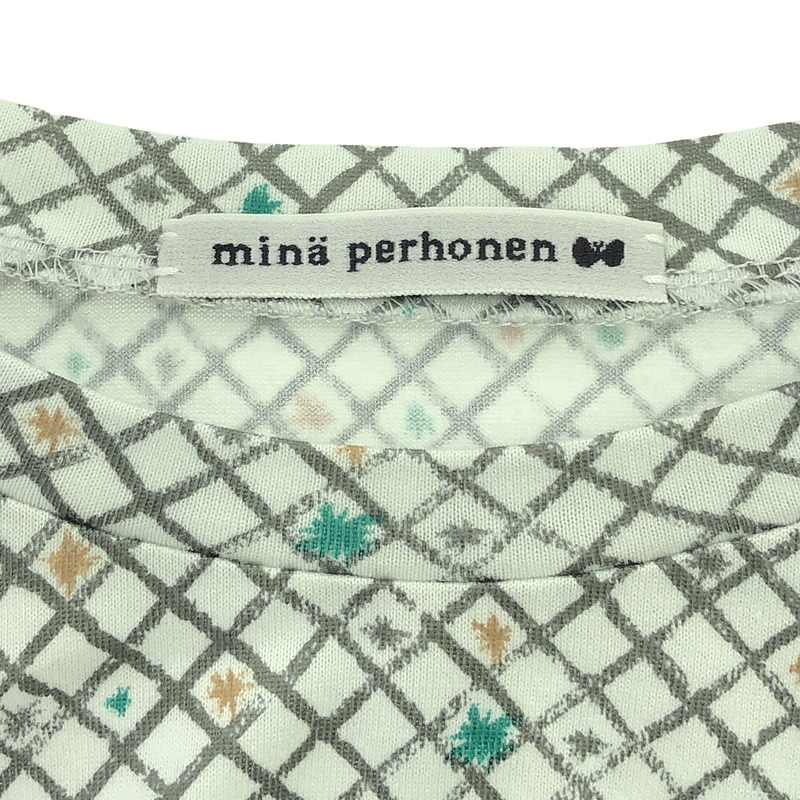 mina perhonen / ミナペルホネン tuike コットン クルーネックカットソー