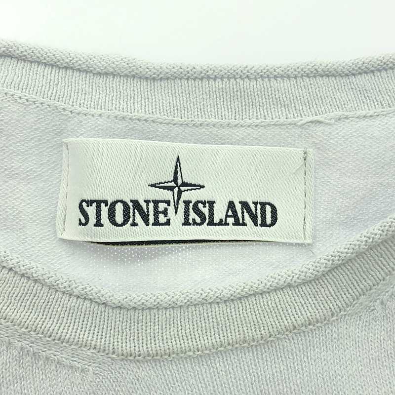 STONE ISLAND / ストーンアイランド コットンクレープ クルーネック カットソー