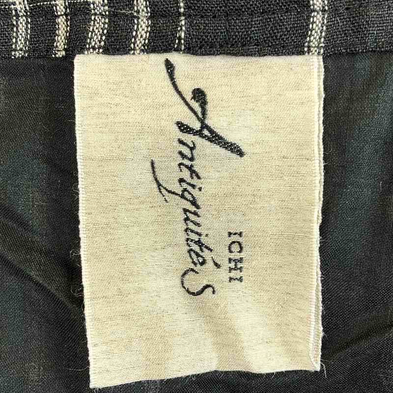 その他 チェック リネン サルエルパンツ