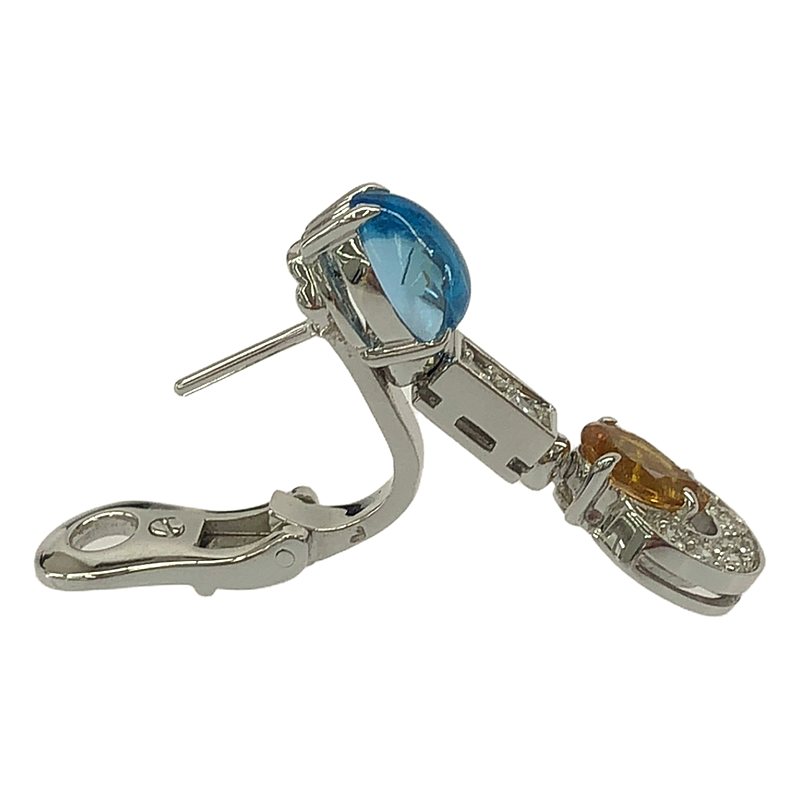 BVLGARI / ブルガリ アレグラ マルチカラー ダイヤ ピアス 片耳