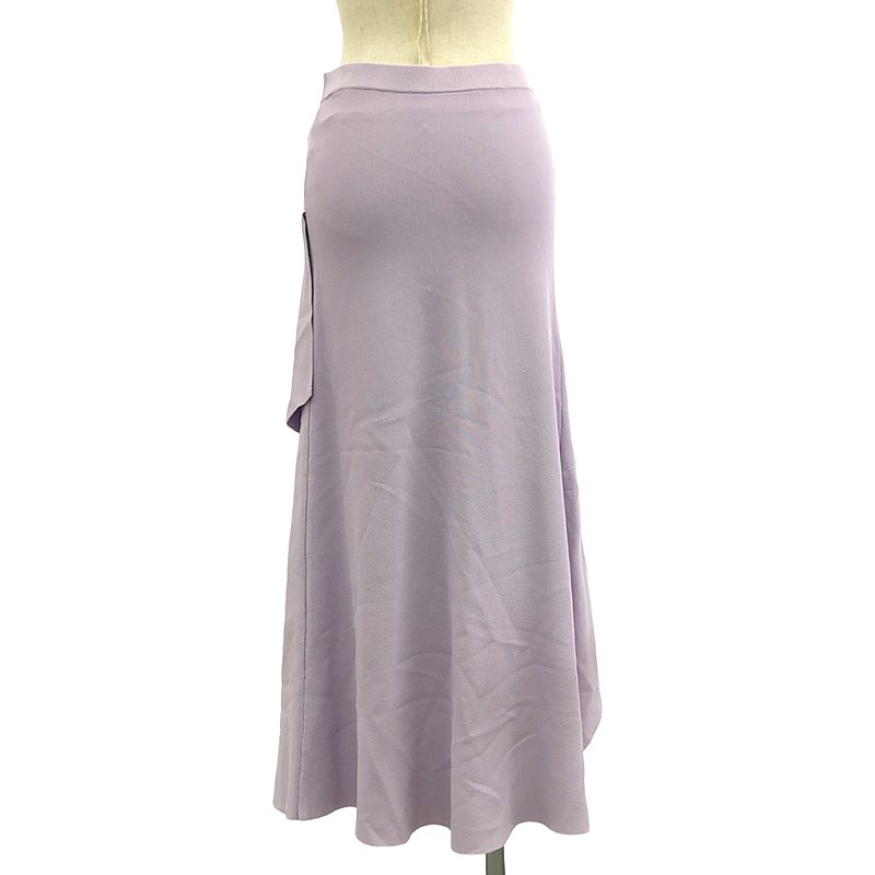 ADORE / アドーア レーヨン ナイロン フリル ニット スカート