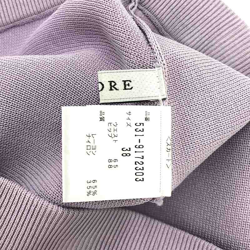 ADORE / アドーア レーヨン ナイロン フリル ニット スカート