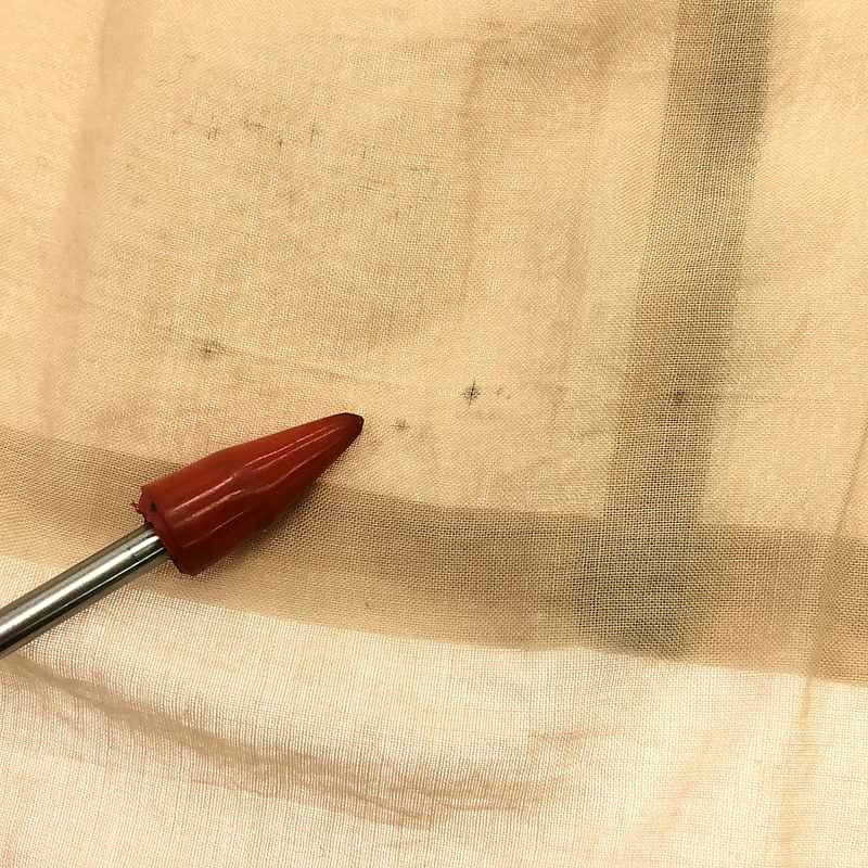 tricot COMME des GARCONS / トリココムデギャルソン コットン ハイネック ギャザー ブラウス