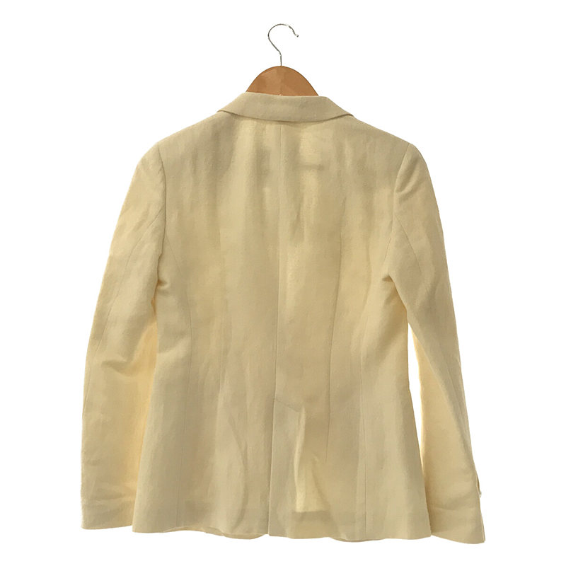 BEIGE， / ベイジ BECCA リネンシルクネップ パールボタン ジャケット