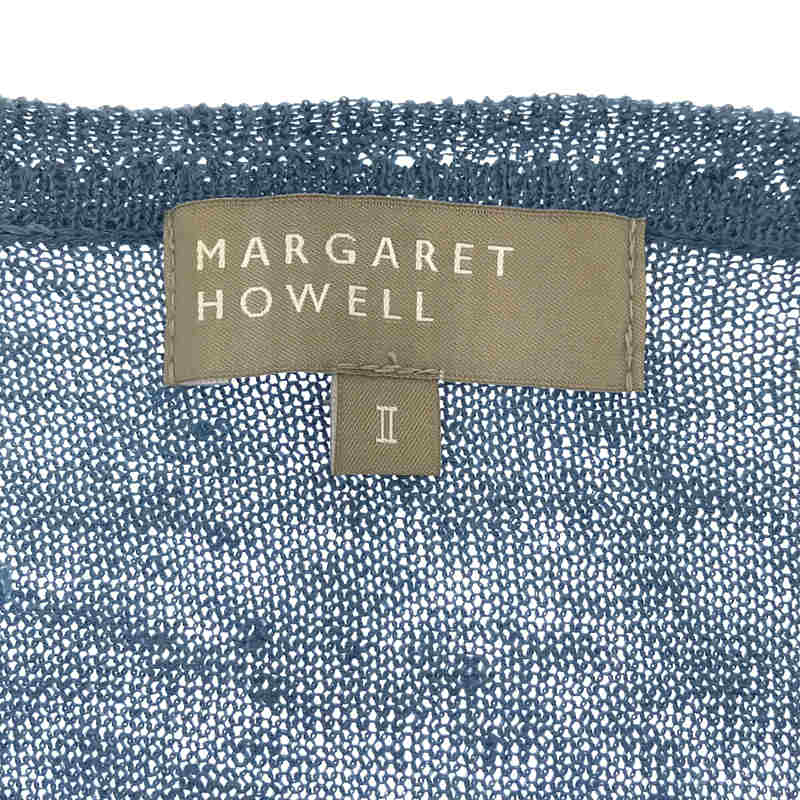 MARGARET HOWELL / マーガレットハウエル リネン ニット カーディガン