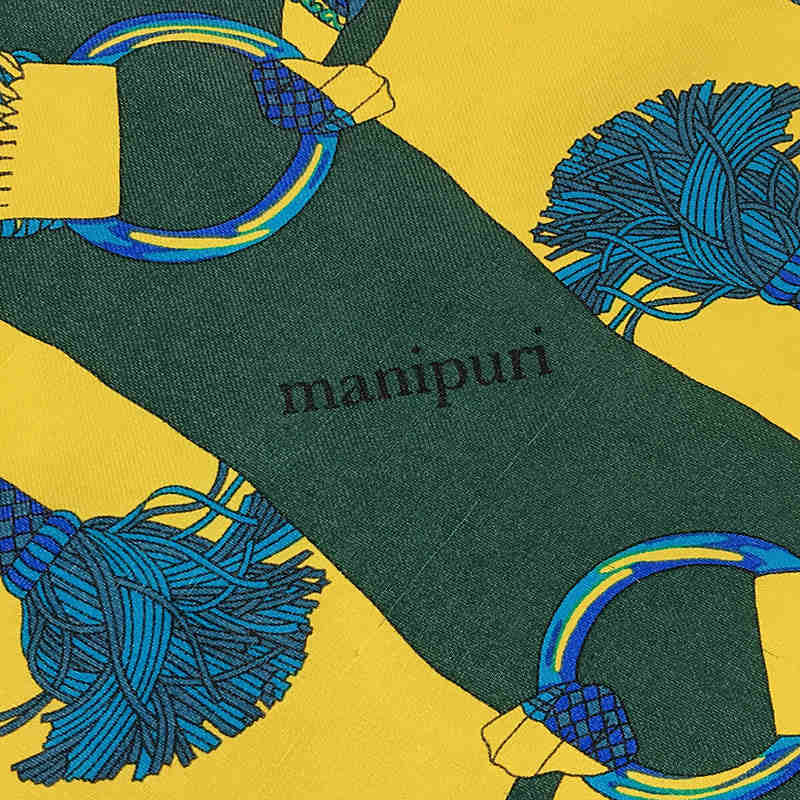 manipuri / マニプリ 大判 総柄 スカーフ