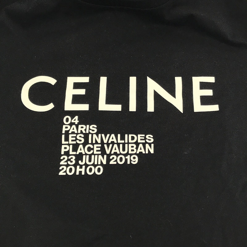 CELINE / セリーヌ by Hedi Slimane エディスリマン フロント クラシックロゴ コットン クルーネック Ｔシャツ カットソー