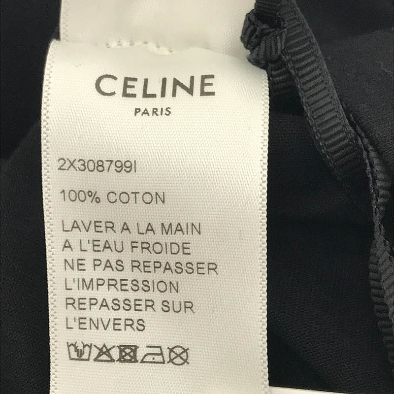 CELINE / セリーヌ by Hedi Slimane エディスリマン フロント クラシックロゴ コットン クルーネック Ｔシャツ カットソー