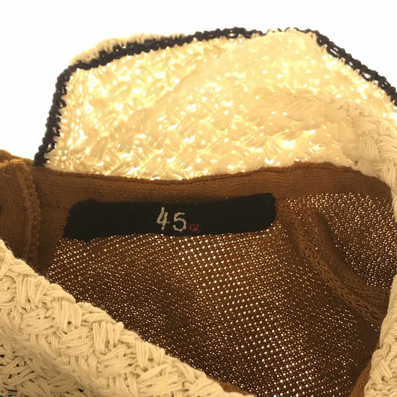 45r / フォーティファイブアール コットン鹿の子 ノースリーブブラウス シャツ