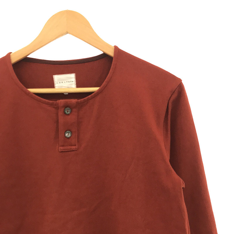 CURLY / カーリー ヘンリーネック コットン リブ カットソー