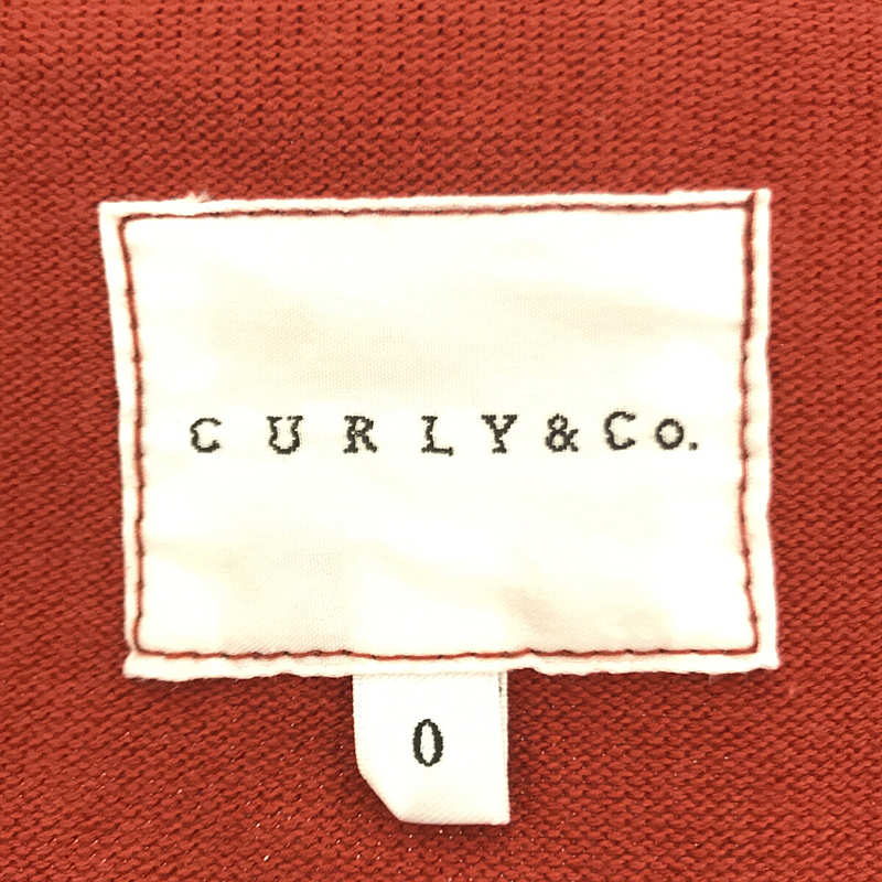 CURLY / カーリー ヘンリーネック コットン リブ カットソー
