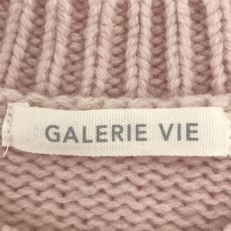 GALERIE VIE / ギャルリーヴィー ファインウール クルーネックプルオーバー ニット