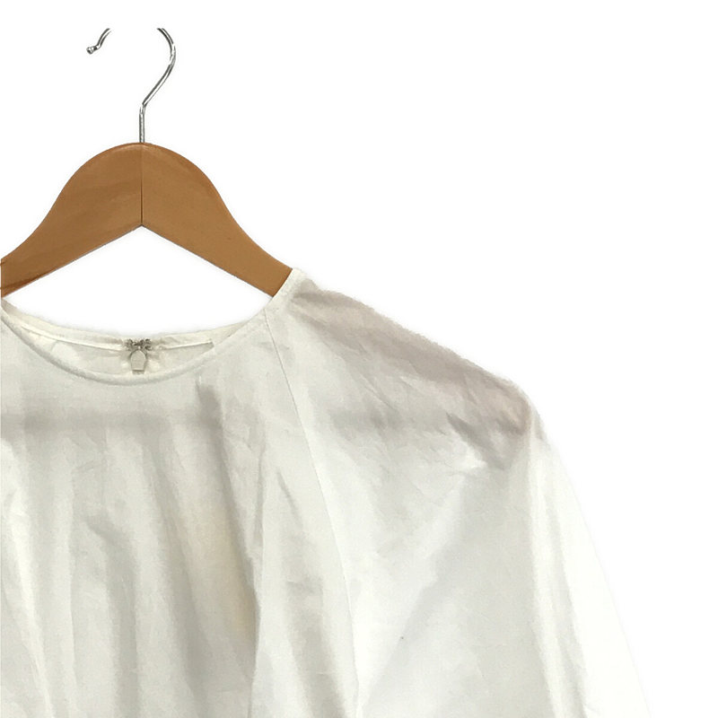 ENFOLD / エンフォルド コットンブロード ボリュームスリーブブラウス シャツ